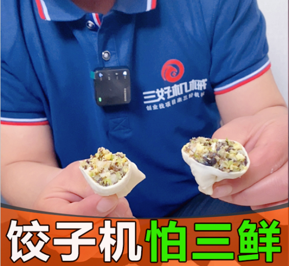 仿手工饺子机制作素馅饺子